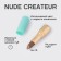Vivienne Sabo Nude Createur lipstick, tone 16 gray-beige