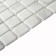 Glass mosaic Bonaparte Mia White (Matt), 300x300x4 mm