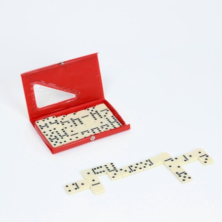 Domino "Forkas", 9 x 15 cm, knuckles 4 x 2 cm, red-1