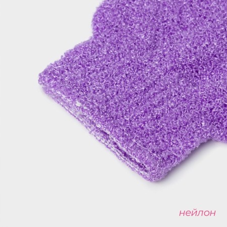 Washcloth - mittens of massage shares, 17 × 12 cm, color mix-1
