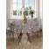 The tablecloth “shy color”, round, Saten, d = 150 cm on the table