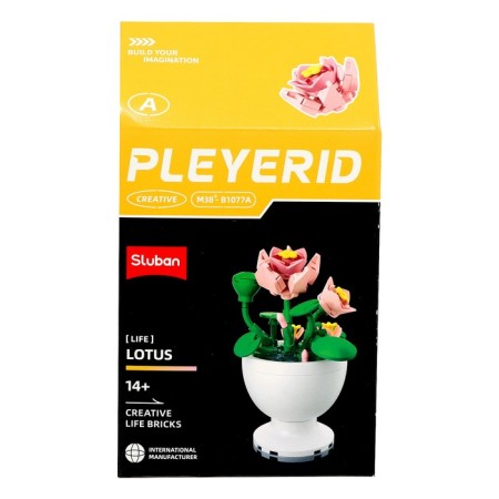 Designer "Flowers in a pot", 6 species, mix-7