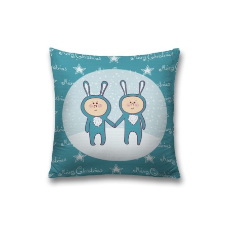 Decorative pillowcase "New Year's Brother-Brothers", on a zipper, size 45x45 cm