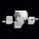Tetro ceiling chandelier 5x60W E14 Metal 65x65x20cm