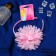 Hair rim "rose" rose, 0.5 cm, pink