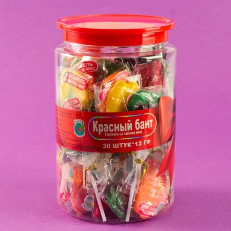 Caramel on a stick "Red Bant" mix, 12 g-3