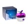 Air humidifier Luazon LHU-02, "New Year", ultrasound, 2.4 l, 25 watts, white-violet