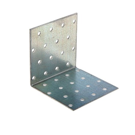 Fitty corner, 80x80x80x2 mm, zinc, in package 25 pcs.