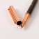 Pen "Golden Teacher", Furniture Pink Gold, Metal, Blue Paste, 1.0 mm