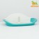 Dog toilet, 57 x 42 x 16 cm, white/blue