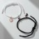 Bracelets "Demetrons" on a magnet, yin-yang circles with a bell, color, 8 cm