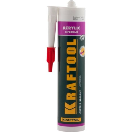 Sealant Kraftool, acrylic, white, 300ml