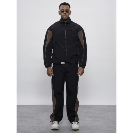 Sports suit men's, size 52, black color-4
