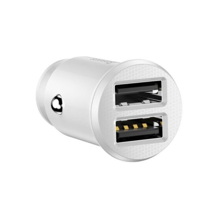 Car charger Baseus, 2USB, 3.1 A, white-4