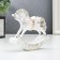 Souvenir Polystone "Horse-rocking" Pink-gold 9.5x2.5x11.5 cm