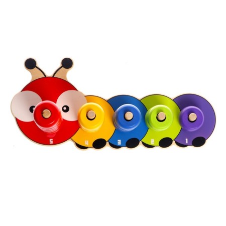 Set for studying the account "Caterpillar" 28 × 12.5 × 13 cm-1