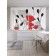 Photostes "Flower kiss", Saten, size 145x180 cm, 2 pcs