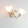 Sconces Citilux "Latur" CL413421, 24x20 cm, 2x75W, e27, brown color