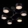 Ceiling EVOLUCE lamp. Sle183402-06. Gemento. 6x60 W, E14, 73x95.5x32 cm, black color