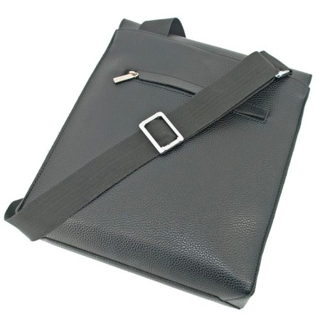 Male Bag VM011-00140, Black Color, Genuine leather, 19x5x22 cm-1