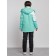 Ski costume female winter, size 48, turquoise color