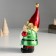 Polystone souvenir "Santa Claus in the cap, with the New Year's ball" 8x9.5x21 cm