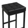 Barrier stool Loft-2 without back, black/black