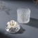 Casket Glass "Flower Fifth Flower" 6x6x8.5 cm