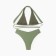 Swimsuit female separate minku color green, size 46