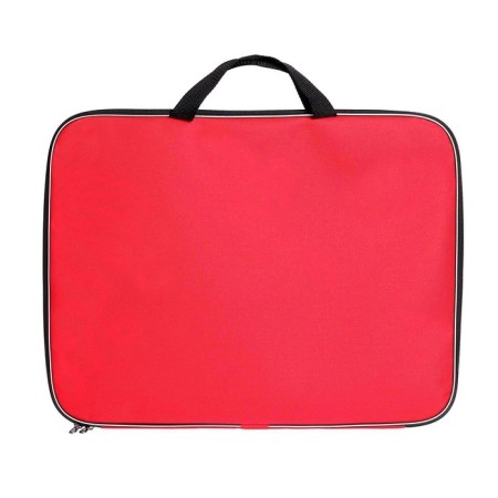 Folder for drawings and drawings A3, 470 x 350 x 20 mm, handles, textile, calligrata standard, red, density 600d-1