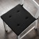 A set of pillows for the chair "Billy", size 37x42 cm, black color