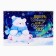 Calendar 2025 wall, on the spiral "New Year: White Bear", 34 x 24 cm