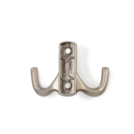 Hook furniture tundra TKD011SS, two -rifle, satin nickel color-4