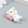 Figure for Florarium Polystone "Bear Resting" 3x2 cm