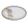 Causteen with PDU 2215/1 LED 122W Dimmer gray-gold 50x50x7 cm Bayerlux