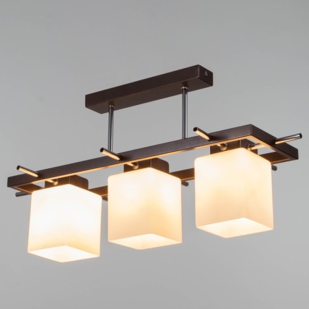 Chandelier 2731/3 E27 40W brown-chromium 50x27x28 cm Bayerlux-1