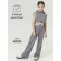 Children's pants Amarobaby Twice, height 140 cm, gray color