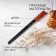 Biscuit knife large teeth, working surface 30 cm, wooden handle
