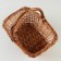 Set of wicker baskets, 28 x 20 x 14/28 cm, 22 x 16 x 12/24 cm, 2 pcs, honey, willow