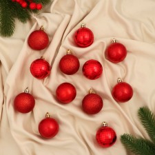 Set of balls plastic D-5 cm, 12 pcs 
