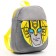 Blue backpack on a zipper, with a pocket, 19 x 22 cm "Bumblebee", transformers