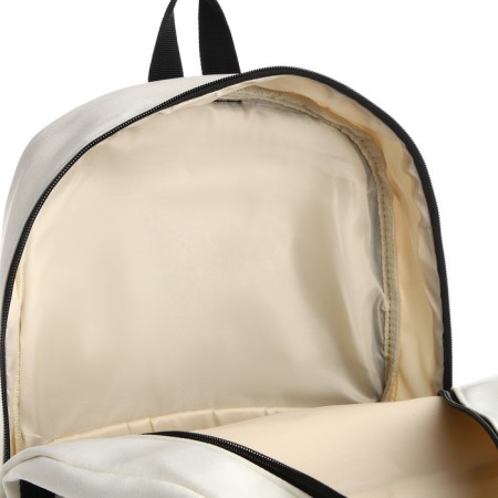 Young backpack from a lightning textile, 3 pockets, a bag, a suitcase holder, black/white color-7
