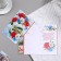 Postcard "Happy Birthday! - 2" poppies, chamomile, blue, 18.7x28.4 cm