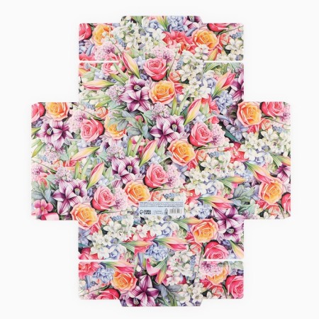 Folding box "Bouquet for you", 21 x 15 x 7 cm-10