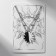 Kulons "Uzolnutinok" on the magnet, the sun, the color is white-black in silver, 45 cm