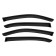 Window deflectors Kia Rio IV X-Line 2017-, hatchback, invoice, tape 3m, 4 pcs.