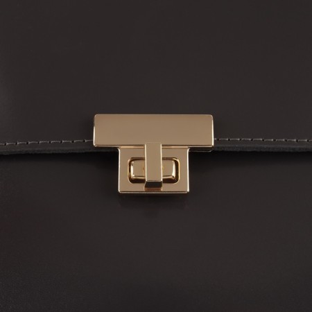 Bag's fastener, 3.9 × 2.6 cm, gold color-4