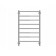 Royal Thermo Electric Room Mix, P8, 500x850 mm, built -in dimmer, chrome