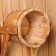 Oak pouring device, 15l, stainless hoop
