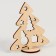 New Year's blanks for creativity "New Year! Christmas trees on the stand ", 3 pcs